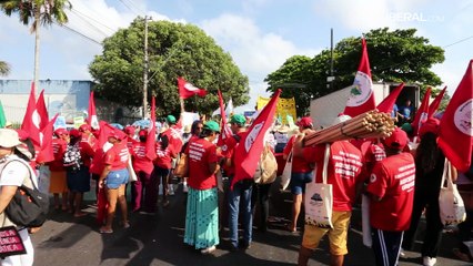 Marcha Global pelo Clima ocupa ruas de Belém e reúne povos de vários países por justiça climática
