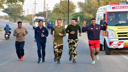 Video: डेजर्ट वॉरियर्स प्रोमो रन में उमड़ा जोश, मैराथन को मिला समर्थन