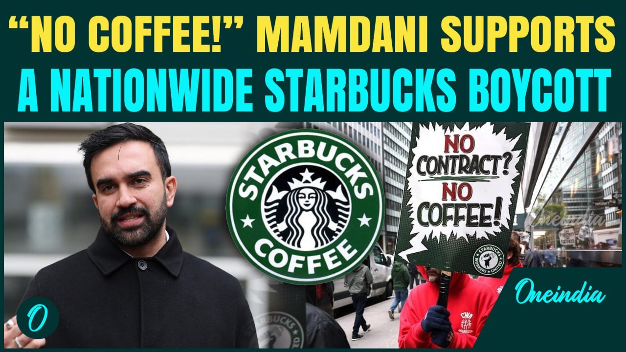 U.S BREAKING: ‘BOYCOTT STARBUCKS NOW!’ Mamdani Declares WAR on Corporate, Supports Workers Strike