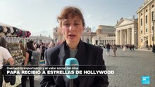 Informe desde Ciudad del Vaticano: el papa León XIV recibió a estrellas de Hollywood y destacó el valor del cine