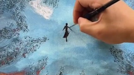 Artist reveals how he reshaped random lines into a vibrant and meticulously detailed masterpiece