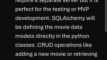 FastAPI Sqlite :The simple tech behind the movie app  backend.