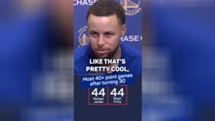 ‘Pretty cool’ – Curry matches Michael Jordan