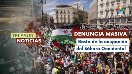 Los españoles se movilizan para denunciar la ocupación del Sáhara Occidental