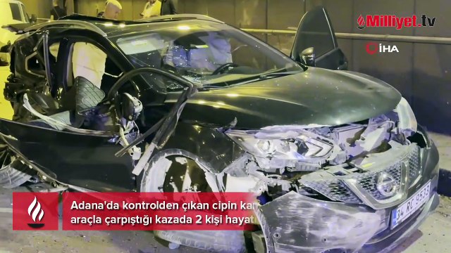 Adana'da feci kaza! Cip ile hafif ticari araç çarpıştı: 2 ölü, 1 yaralı