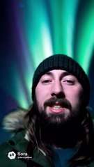 rapping under the northern lights