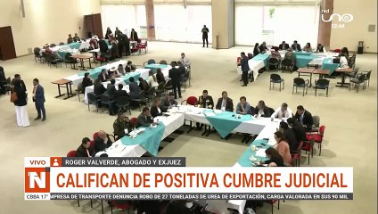 CALIFICAN DE POSITIVA LA CUMBRE JUDICIAL
