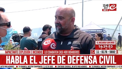 Habla el jefe de Defensa Civil de la provincia: "La zona quedó absolutamente arrasada"