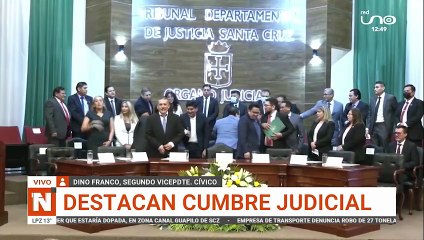 DESTACAN CUMBRE JUDICIAL
