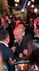 غناء مصطفى قمر ورقص ليلى علوي في حفل زفاف عمر نجل الإعلامي خيري رمضان