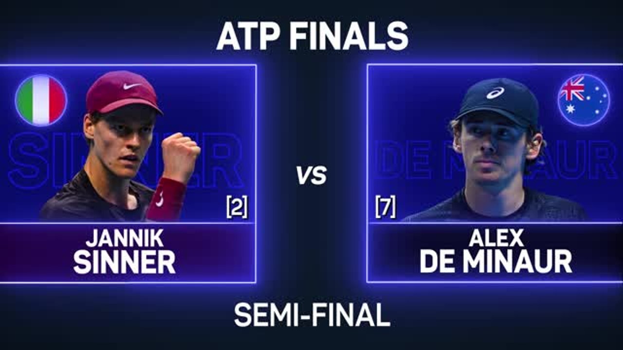 Sinner surges into ATP finals title match