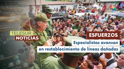 Continúan la restauración del SEN tras paso del huracán Melissa en Cuba