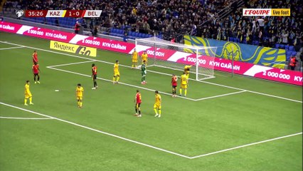 Le replay de Kazakhstan - Belgique - Foot - Qualif. Coupe du monde