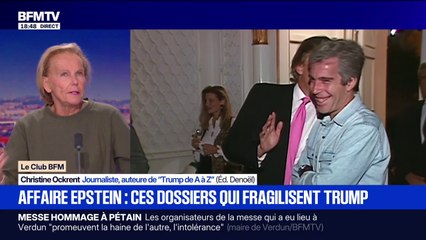 Affaire Epstein: "Ce qui est extraordinaire, c'est la maladresse de l'administration Trump à gérer cette histoire", détaille Christine Ockrent, auteure de "Trump de A à Z"