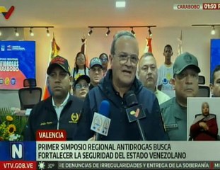 Carabobo I Realizan 1er Simposio Regional Antidrogas para fortalecer la seguridad del Estado venezolano