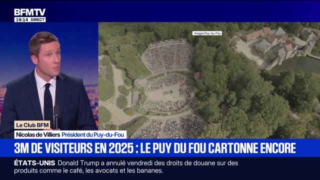 3 millions de visiteurs en 2025 pour le Puy du Fou: C'est une fierté et une joie , déclare Nicolas de Villiers, président du parc