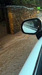Video by Rachael Jones of Storm Claudia flooding in Williton.