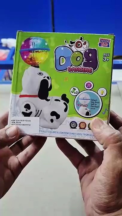 Dancing Dog Toy for Kids Babies with Music and 3D Flashing LED Light Ball - Cute Animal Puppy Gift for Boys and Girls
