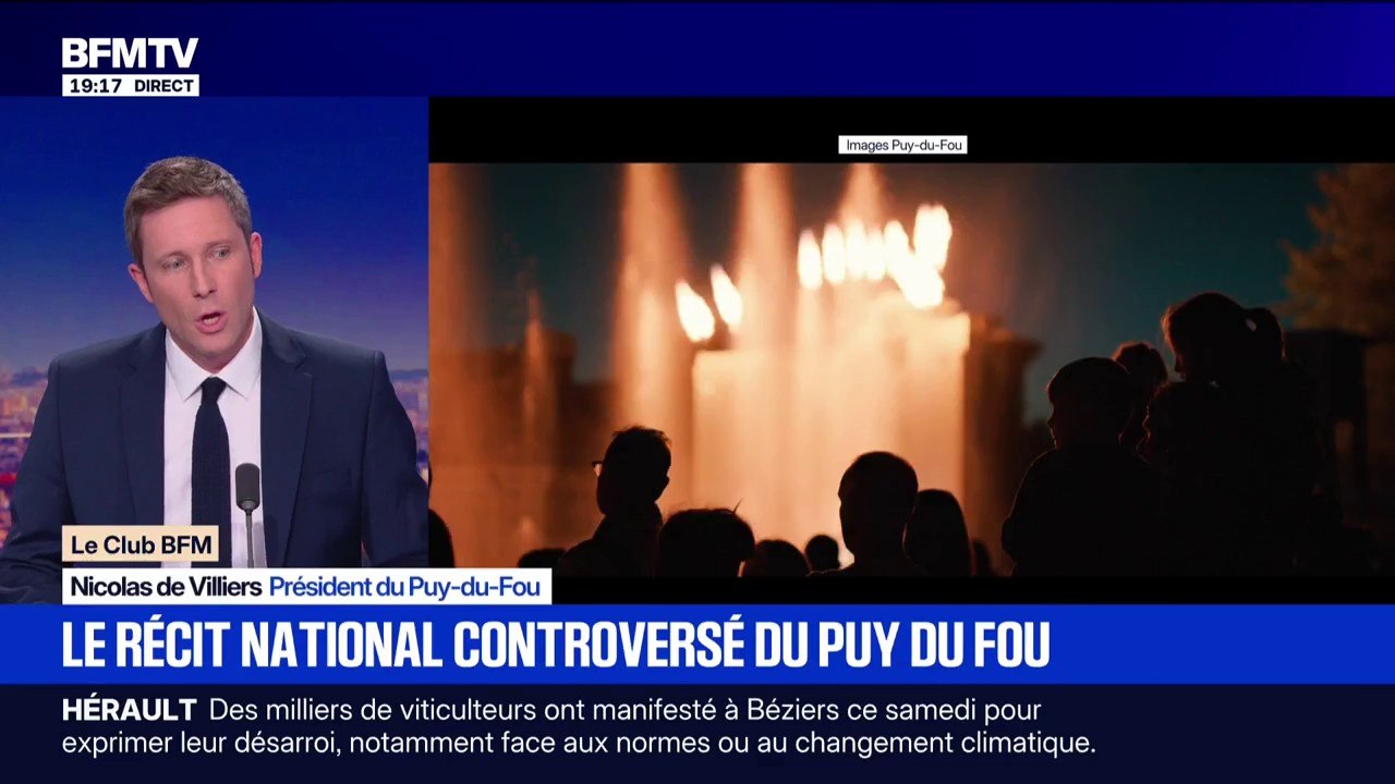 Un récit national controversé du Puy du Fou: "N...