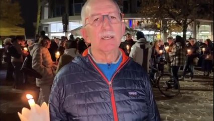 Castelfranco, il medico del 118 alla fiaccolata per le vittime della strada: «Un dramma enorme ma pochi se ne rendono conto»