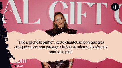 "Elle a gâché le prime" : cette chanteuse iconique très critiquée après son passage à la Star Academy, les réseaux sont sans pitié