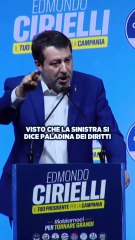 Salvini - Vieni in Italia e non vuoi rispettare le nostre leggi (15.11.25)