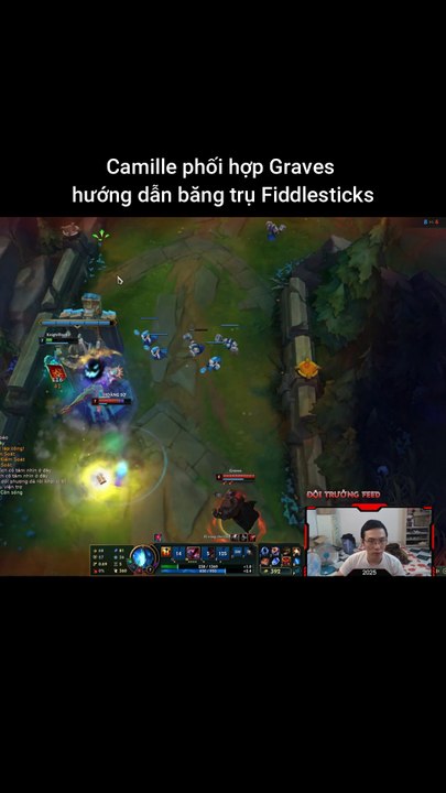 Camille phối hợp Graves hướng dẫn băng trụ Fiddlesticks #camille #fiddlesticks #lienminhhuyenthoai #leagueoflegends #knightriseky