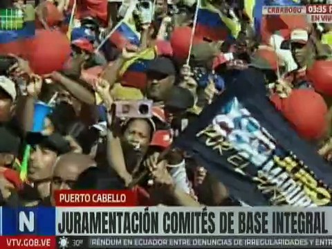 Vpdta. Rodríguez participó en la juramentación de los CBBI en el estado Carabobo