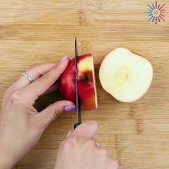 A simple apple carving you need to try!