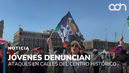 Jovenes denuncian ataques en calles del Centro Histórico durante la marcha de la Generación Z