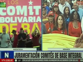 Realizan juramentación de los Comités Bolivarianos de Base Integral en el estado Anzoátegui