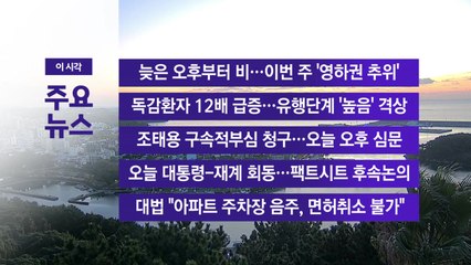 [YTN 실시간뉴스] 늦은 오후부터 비...이번 주 '영하권 추위' / YTN