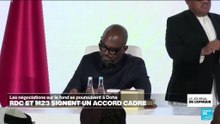 Accord cadre signé entre la RDC et le M23, les négociations sur le fond se poursuivent
