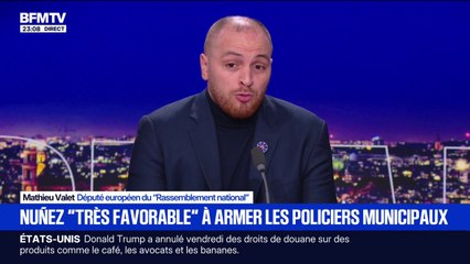 Sécurité: pour Mathieu Valet, député européen (RN), "il faut mieux former nos policiers"