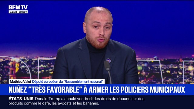 Sécurité: pour Mathieu Valet, député européen (RN), il faut mieux former nos policiers