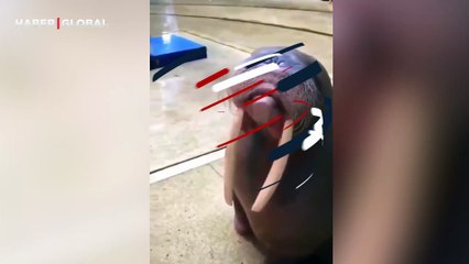 Çiftleşme isteğini bildirmek için farklı bir şekilde ıslık çalan deniz aygırı yakından kaydedildi