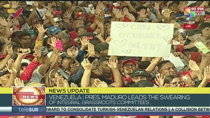 Venezuela | Pres. Maduro leads the swearing of Integral grassroots Committees