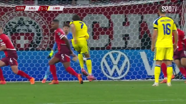 스포츠중계 빠른티비 [월드컵 유럽 예선] 스위스 vs 스웨덴 하이라이트 2025.11.16 (일) 0445