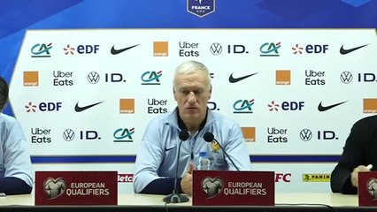 France - Deschamps : ''Kylian a toujours une inflammation à sa cheville''