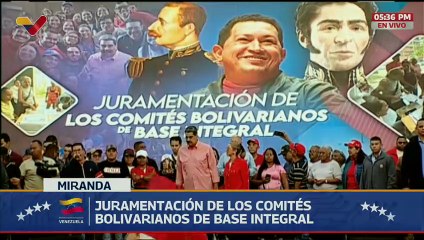 Presidente Nicolás Maduro lideró la juramentación de los CBBI del estado Miranda