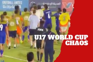 France U17 and Colombia U17 erupt into a wild post-match brawl after World Cup elimination