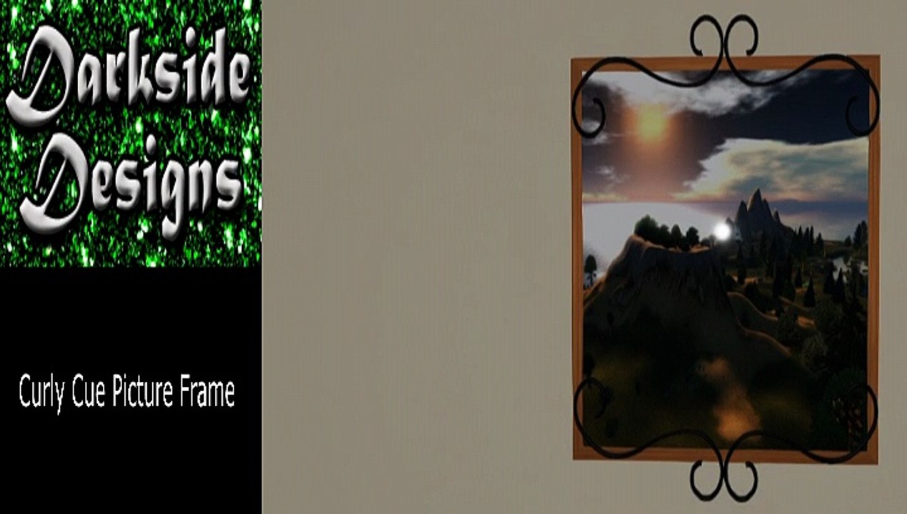 Curly Cue Picture Frame