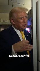 Trump tells reporters ‘Everybody but the rich will get this’ when asked about the $2k handout