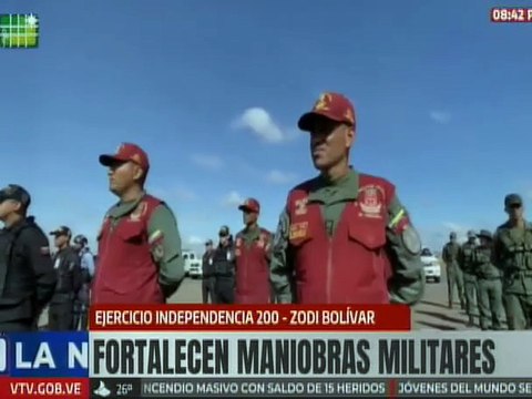ZODI 62 Bolívar ejecuta ejercicios de maniobras en perfecta unión cívico-militar-policial