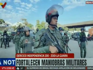 ZODI La Guaira despliega equipo militar en el Aeropuerto Internacional Simón Bolívar