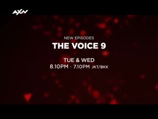 The Voice S9 on AXN (Big TV Indonesia)