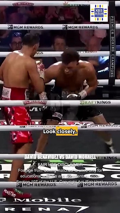 David Benavidez DROPS after a FOOT TANGLE! Accident or clean knockdown?