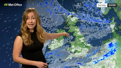 Met Office Sunday Morning Weather Forecast 16/11/2025