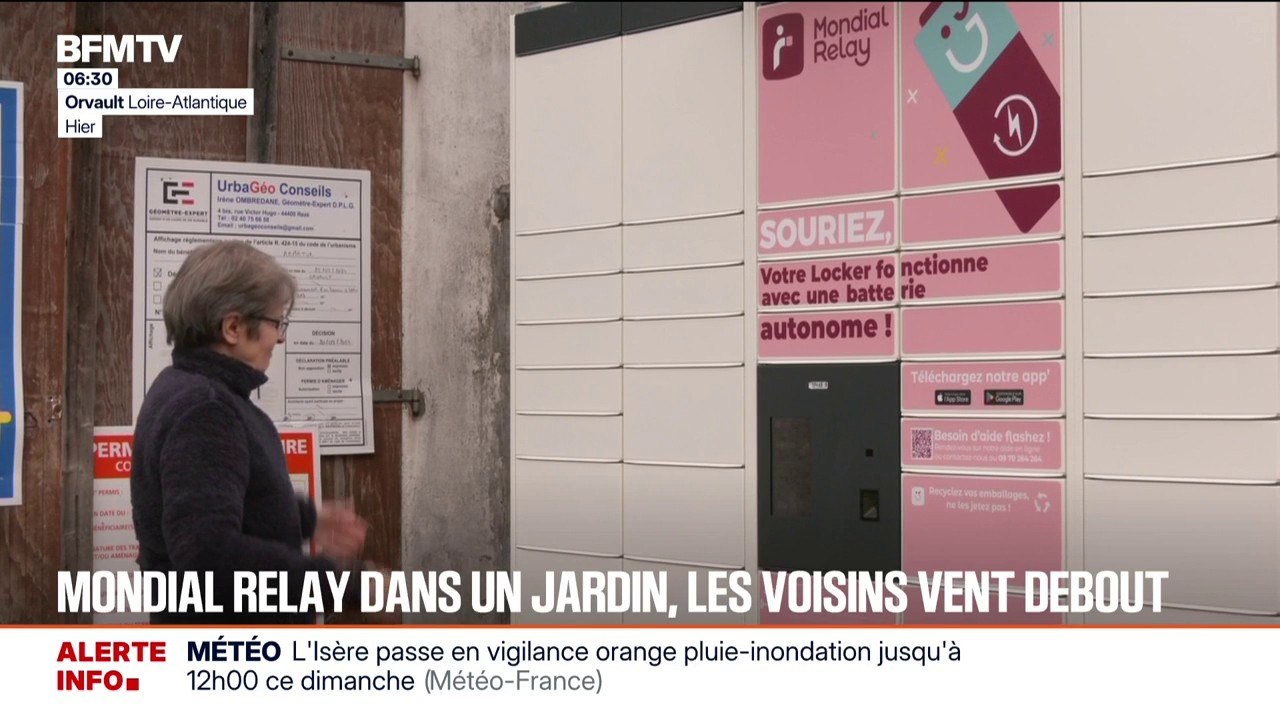 Orvault: des habitants vent debout contre l'installation de casiers Mondial Relay sous leurs fenêtres