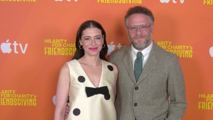 Lauren Miller Rogen and Seth Rogen attend Hilarity For Charity's "Friendsgiving" fundraising event